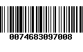 Código de Barras 0074683097008