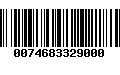 Código de Barras 0074683329000