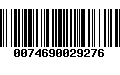 Código de Barras 0074690029276