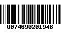 Código de Barras 0074690201948