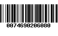 Código de Barras 0074690206080