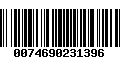 Código de Barras 0074690231396