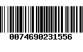 Código de Barras 0074690231556