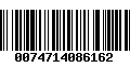 Código de Barras 0074714086162