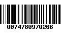 Código de Barras 0074780970266