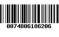 Código de Barras 0074806186206