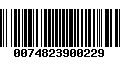 Código de Barras 0074823900229