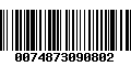 Código de Barras 0074873090802