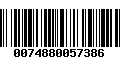 Código de Barras 0074880057386