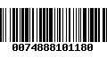 Código de Barras 0074888101180