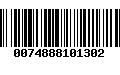 Código de Barras 0074888101302