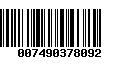 Código de Barras 007490378092