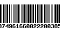 Código de Barras 00749616600222003853