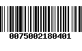 Código de Barras 0075002180401