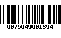 Código de Barras 0075049001394