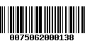 Código de Barras 0075062000138