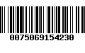 Código de Barras 0075069154230