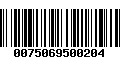 Código de Barras 0075069500204