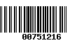 Código de Barras 00751216