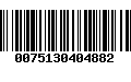 Código de Barras 0075130404882