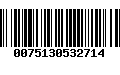 Código de Barras 0075130532714