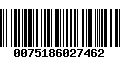 Código de Barras 0075186027462