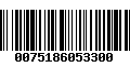 Código de Barras 0075186053300