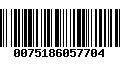 Código de Barras 0075186057704