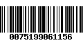 Código de Barras 0075199061156