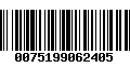 Código de Barras 0075199062405