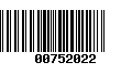 Código de Barras 00752022