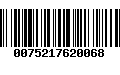 Código de Barras 0075217620068