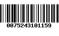 Código de Barras 0075243101159