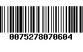 Código de Barras 0075278070604