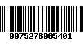 Código de Barras 0075278905401