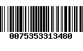 Código de Barras 0075353313480