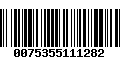 Código de Barras 0075355111282