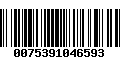 Código de Barras 0075391046593