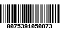 Código de Barras 0075391050873