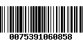 Código de Barras 0075391060858