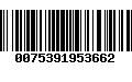 Código de Barras 0075391953662