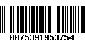 Código de Barras 0075391953754