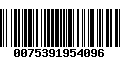 Código de Barras 0075391954096