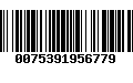 Código de Barras 0075391956779