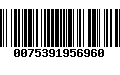 Código de Barras 0075391956960