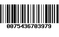 Código de Barras 0075436703979