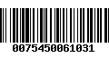 Código de Barras 0075450061031