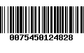 Código de Barras 0075450124828