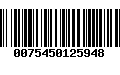 Código de Barras 0075450125948