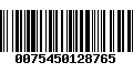 Código de Barras 0075450128765